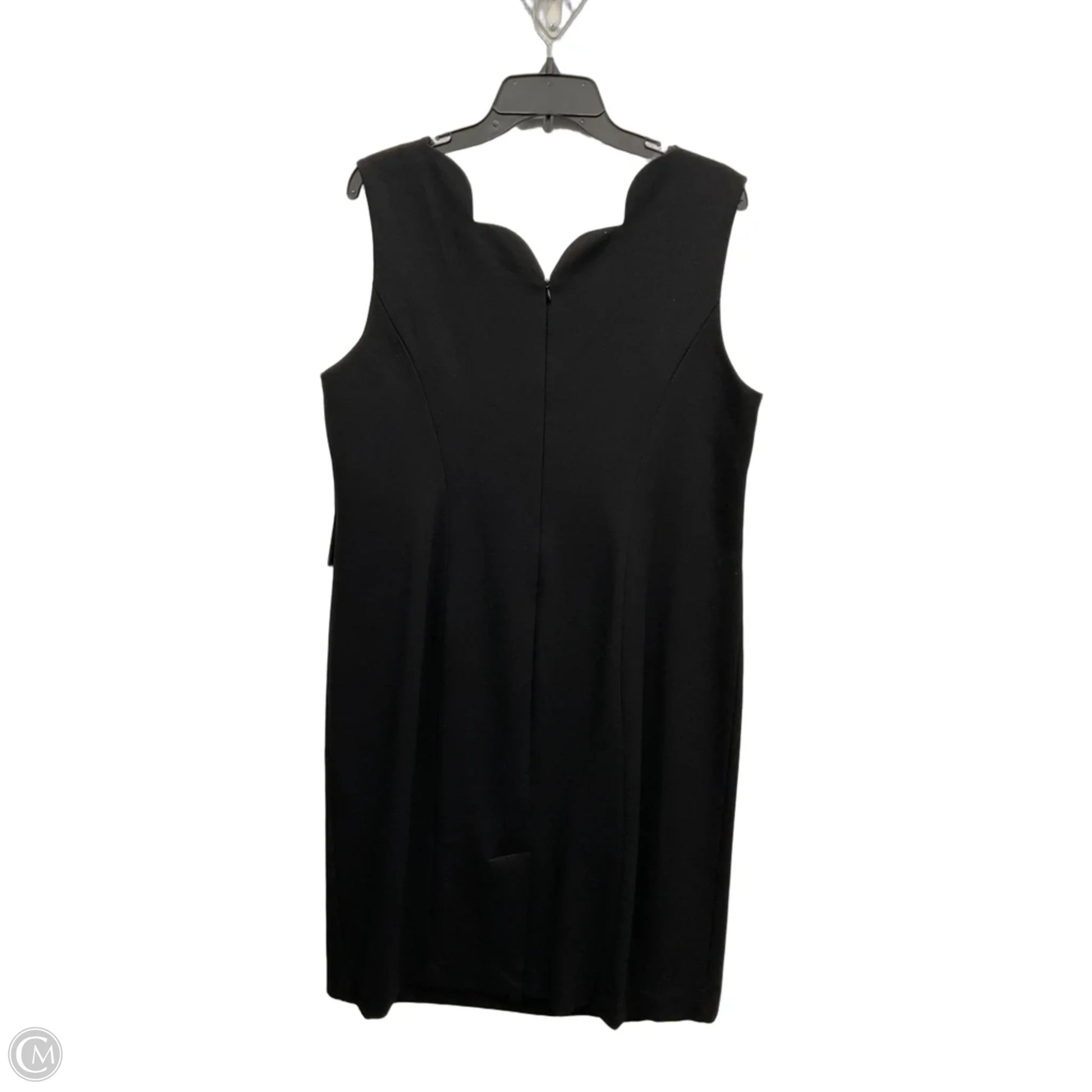 Dress Casual Midi By Talbots In Black, Size: Xl