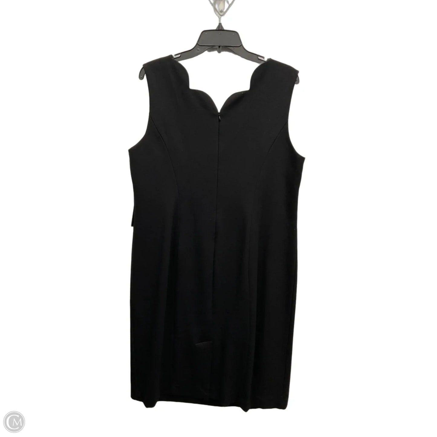Dress Casual Midi By Talbots In Black, Size: Xl