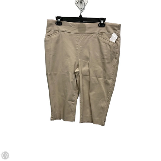Capris By Chicos In Tan, Size: 12
