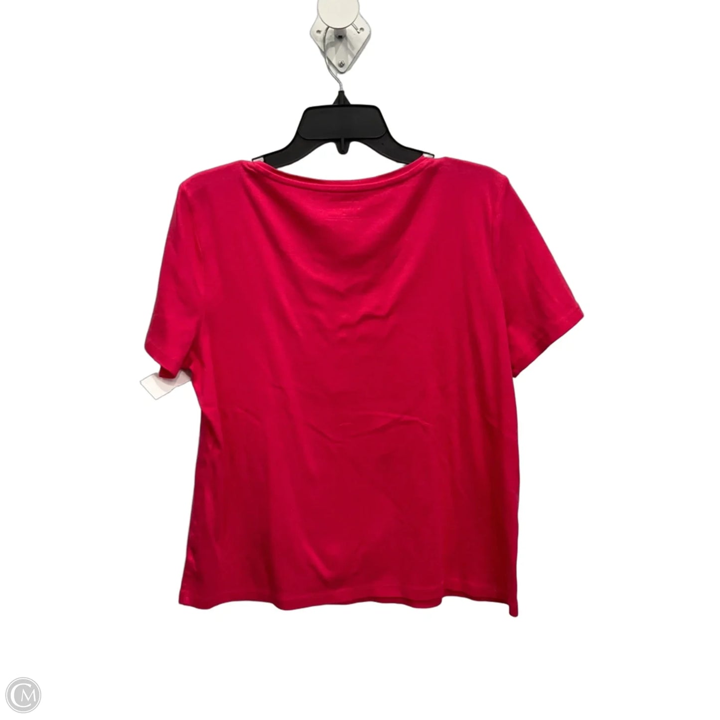 Top Short Sleeve Basic By Talbots In Pink, Size: Xl