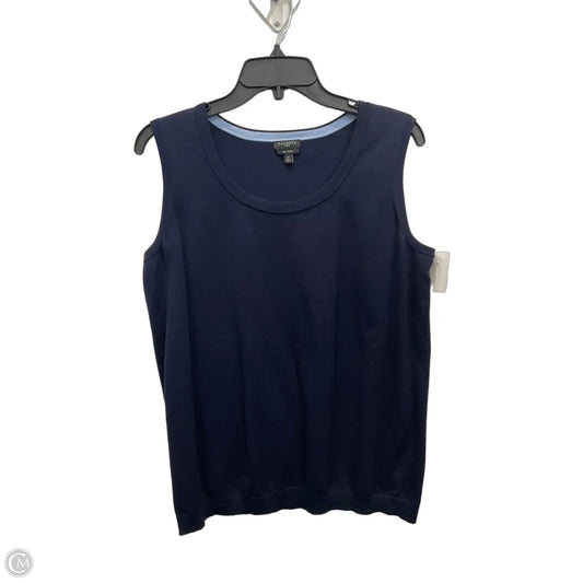 Tank Top By Talbots In Navy, Size: 1x