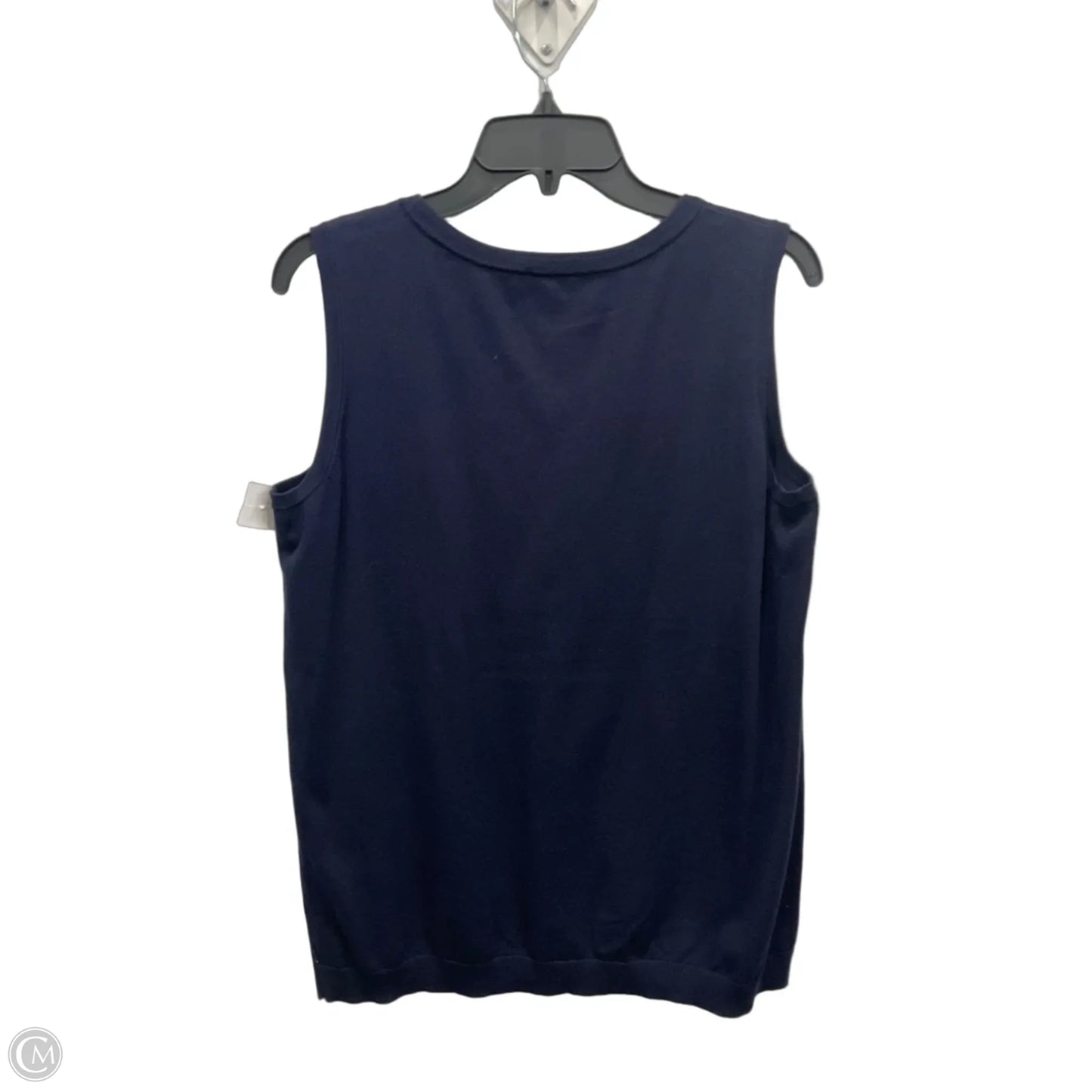 Tank Top By Talbots In Navy, Size: 1x