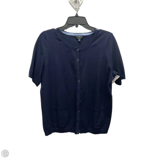 Cardigan By Talbots In Navy, Size: 1x