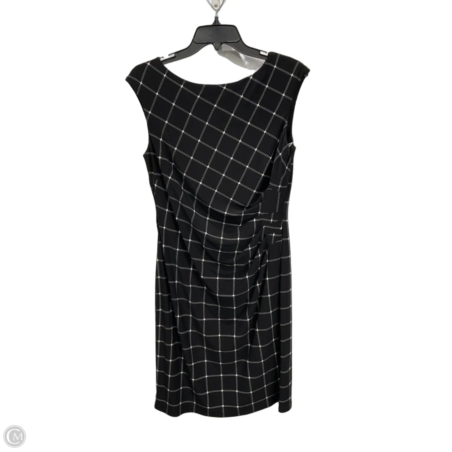 Dress Casual Midi By Lauren By Ralph Lauren In Black, Size: L