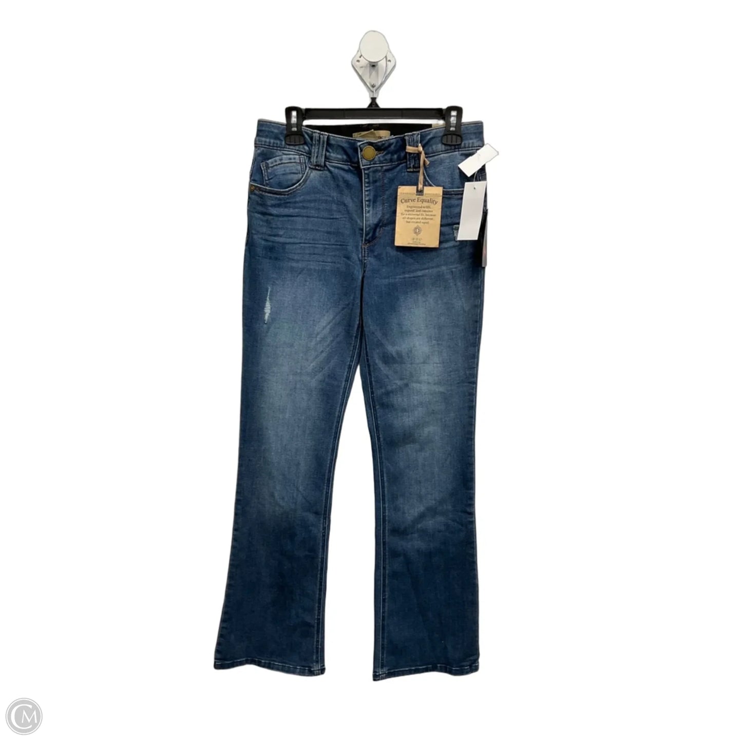 Jeans Flared By Democracy In Blue Denim, Size: 8