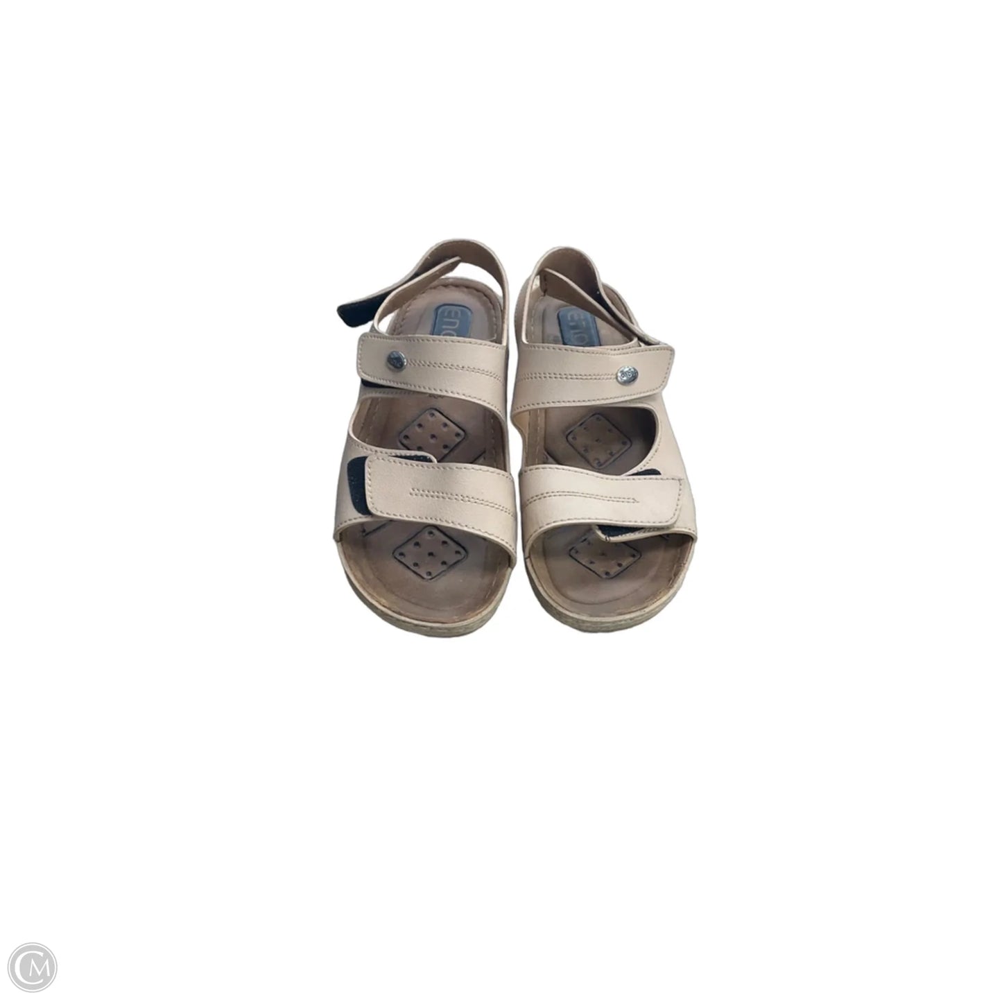 Sandals Flats By Clothes Mentor In Brown, Size: 10