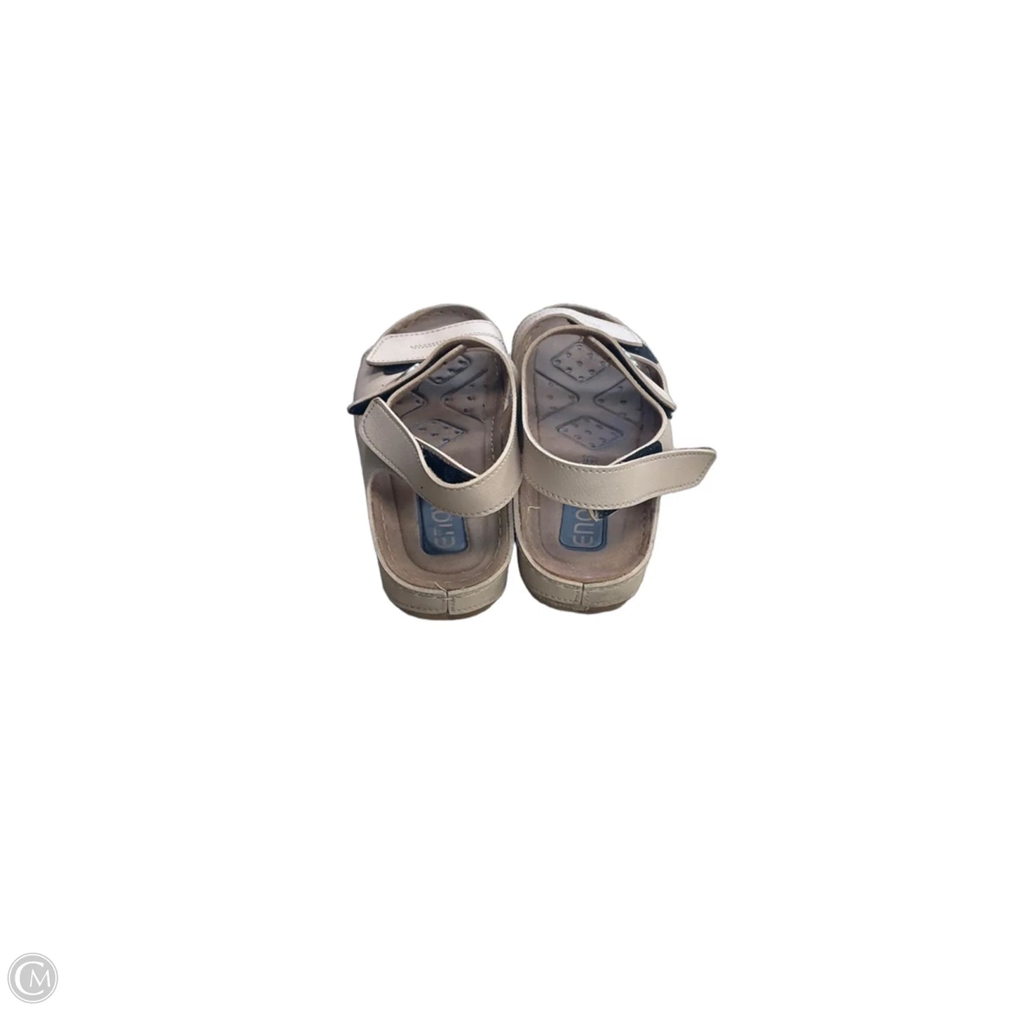 Sandals Flats By Clothes Mentor In Brown, Size: 10