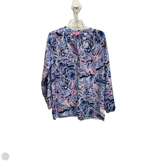 Top Long Sleeve By Simply Southern In Multi-colored, Size: L