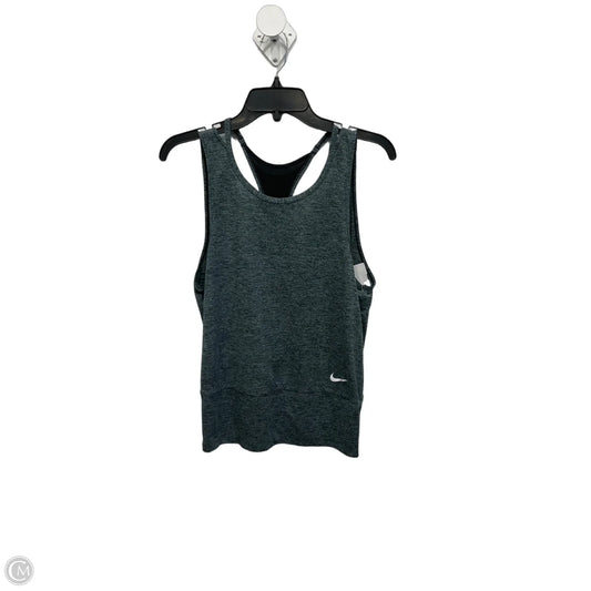 Athletic Tank Top By Nike Apparel In Grey, Size: S