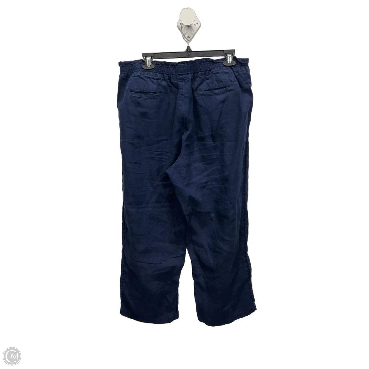 Pants Linen By Charter Club In Navy, Size: 12