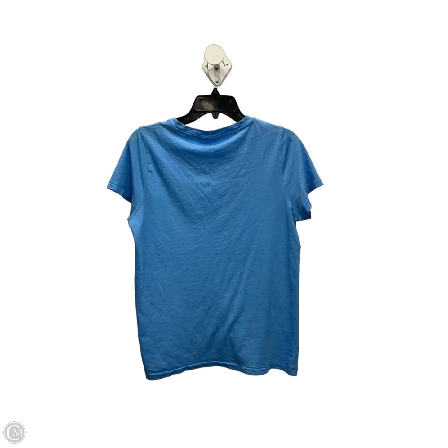 Top Short Sleeve Basic By J. Crew In Blue, Size: L