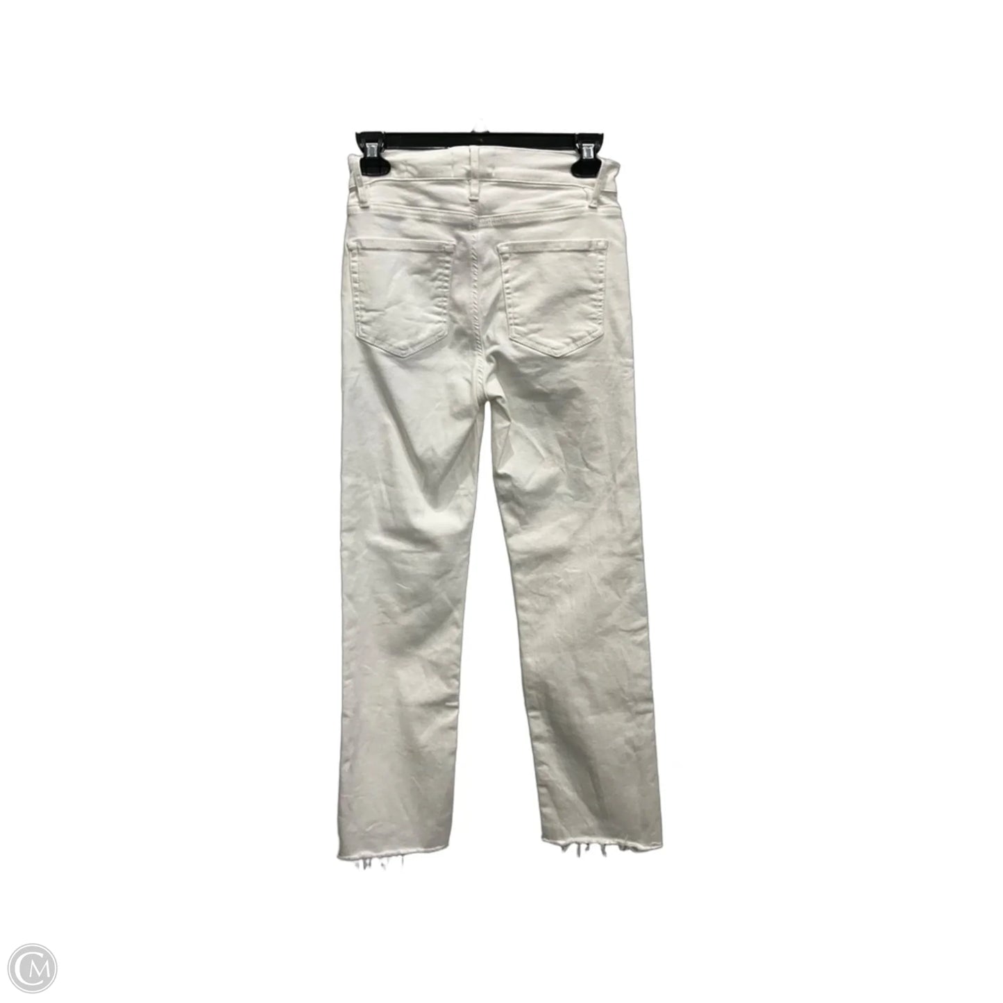 Jeans Skinny By Frame In White Denim, Size: 2