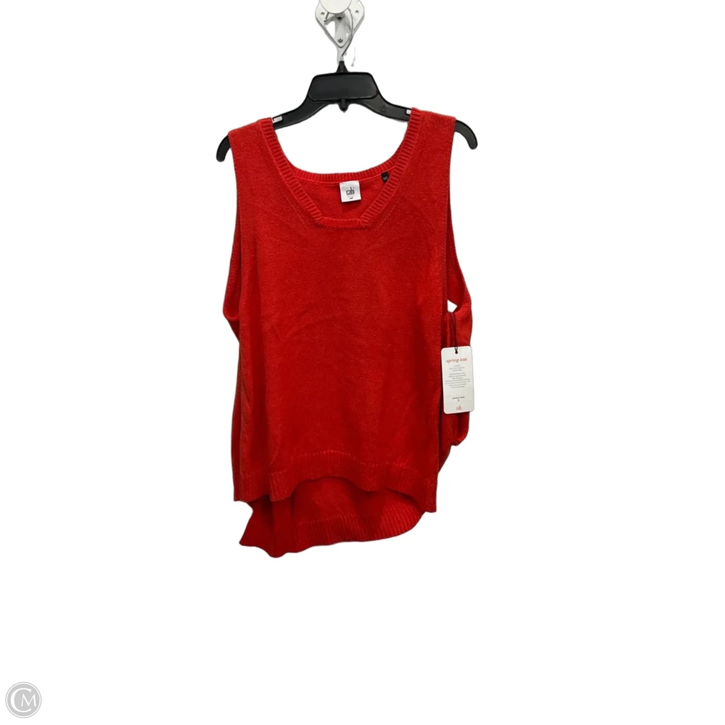 Top Sleeveless By Cabi In Orange, Size: M