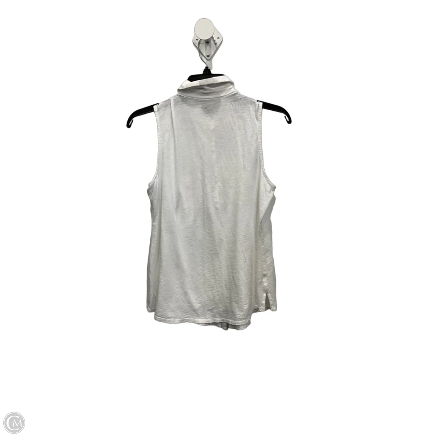 Top Sleeveless Basic By Ann Taylor In White, Size: S