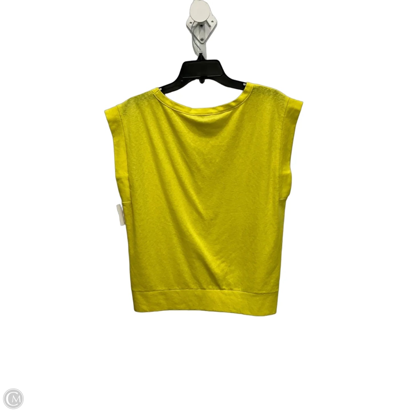 Top Sleeveless Basic By Loft In Yellow, Size: M