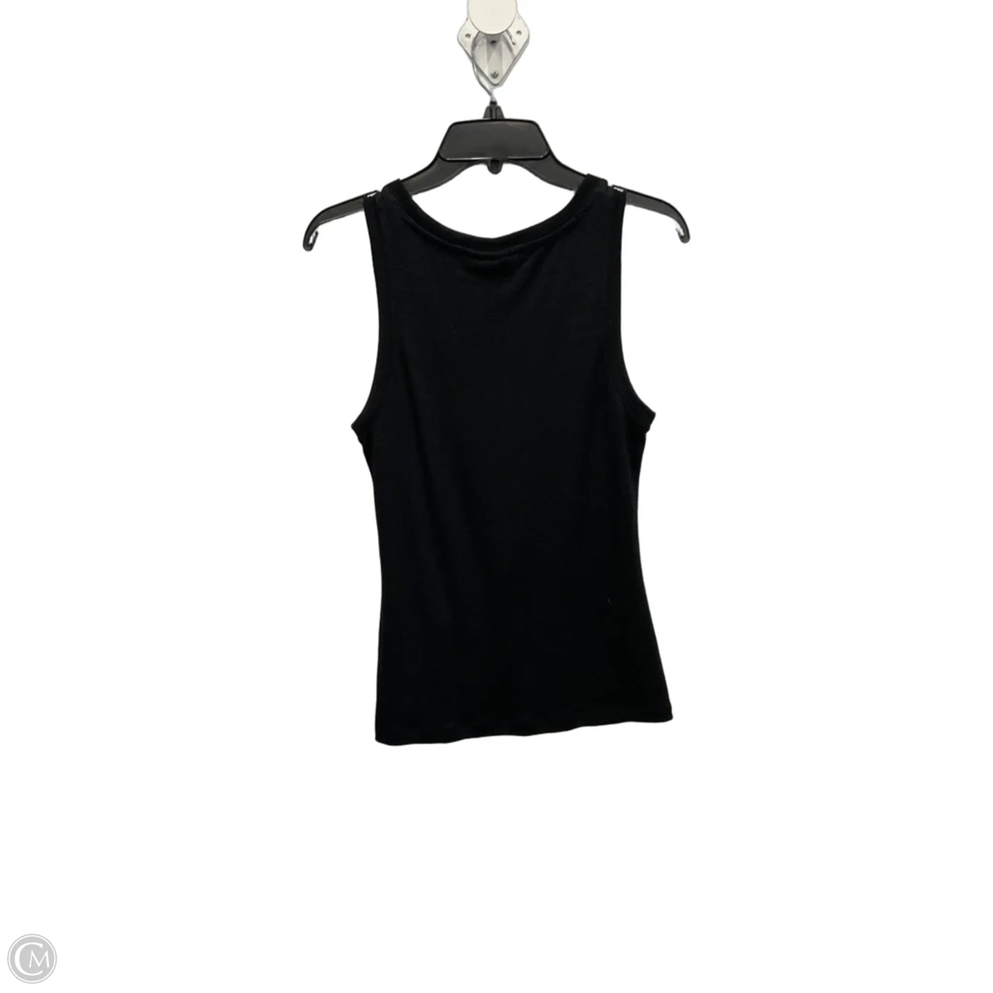 Top Sleeveless Basic By Gap In Black, Size: S