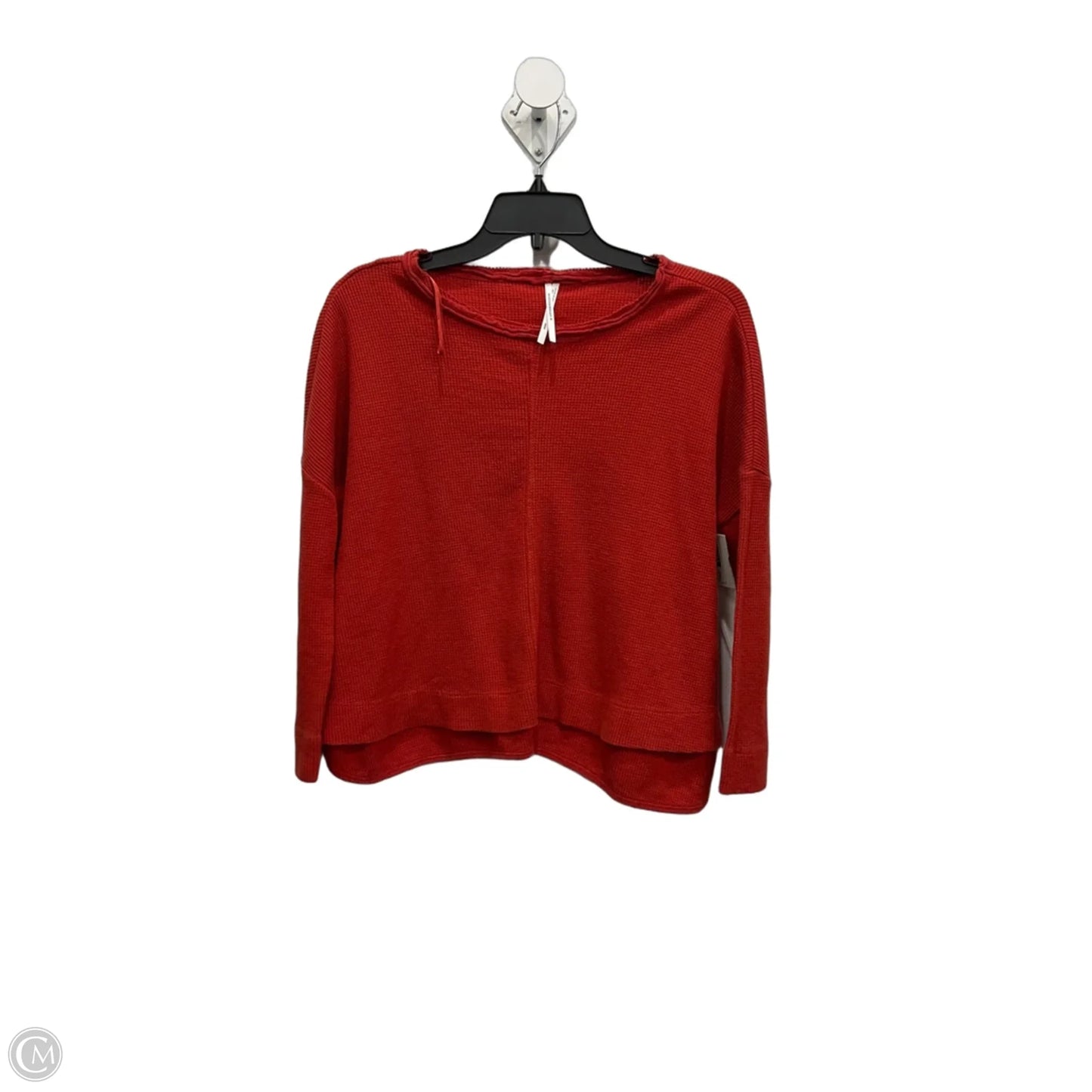 Top Long Sleeve By Anthropologie In Orange, Size: Xxsp