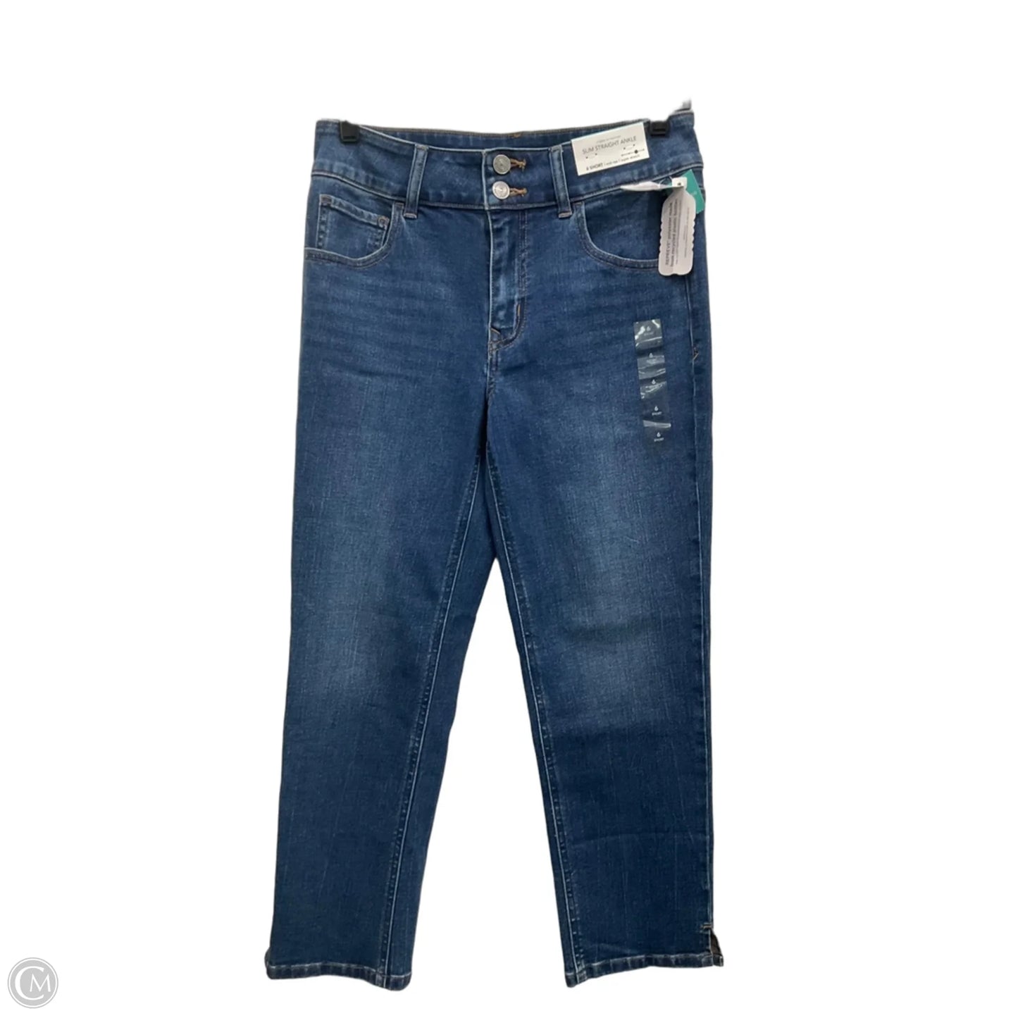 Jeans Straight By Maurices In Blue Denim, Size: 6