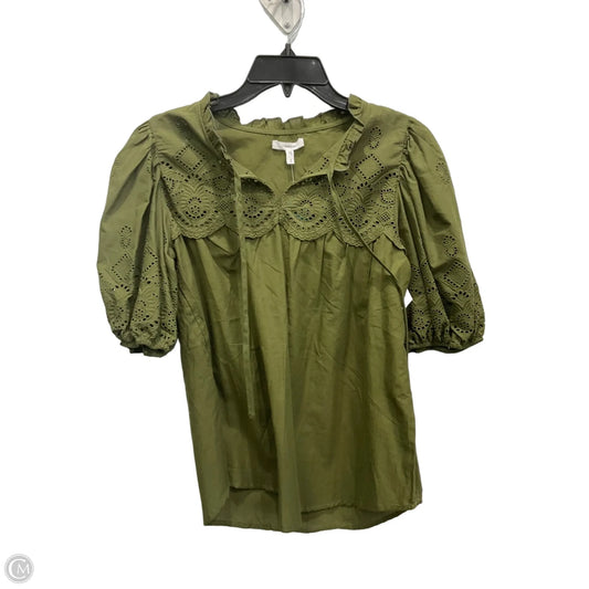 Top Short Sleeve Basic By Maurices In Green, Size: S
