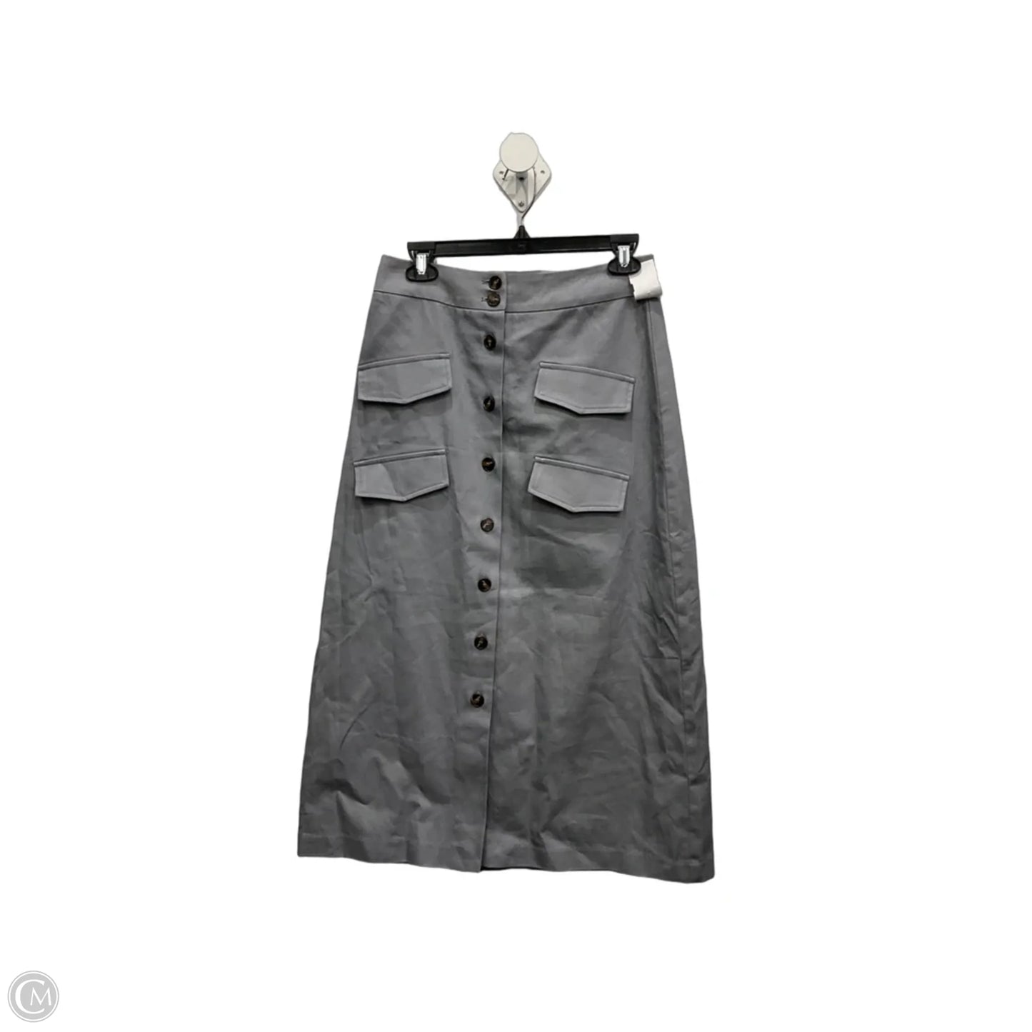 Skirt Maxi By Mare Mare In Grey, Size: 4