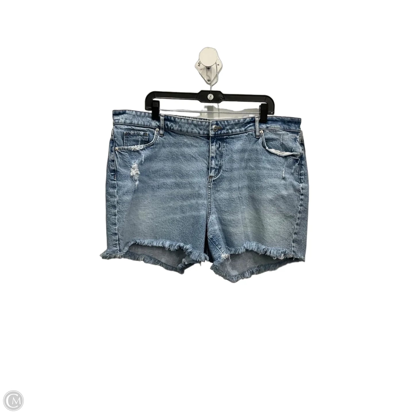Shorts By Loft In Blue Denim, Size: 18