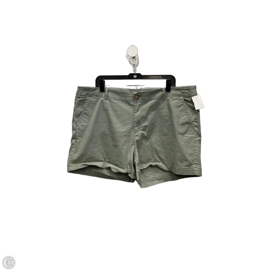 Shorts By Loft In Green, Size: 18