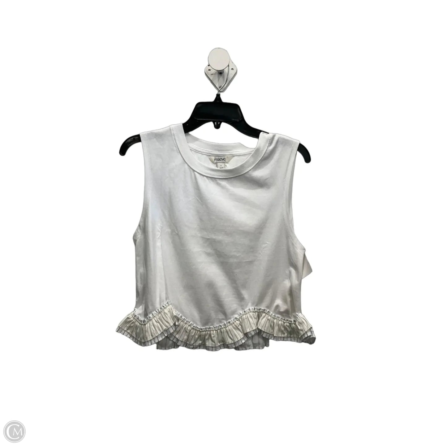 Top Sleeveless By Maeve In White, Size: S