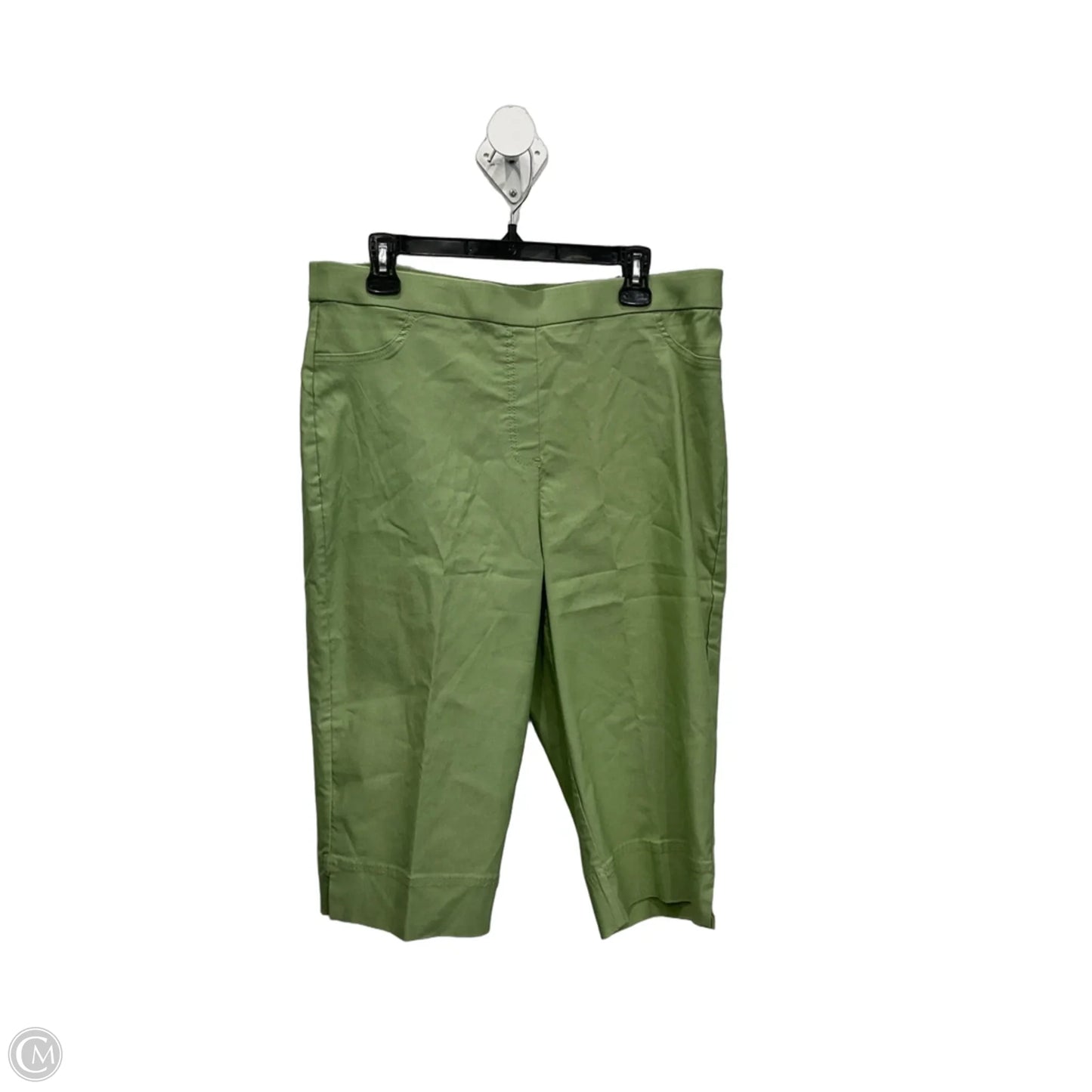Capris By Alfred Dunner In Green, Size: 14p