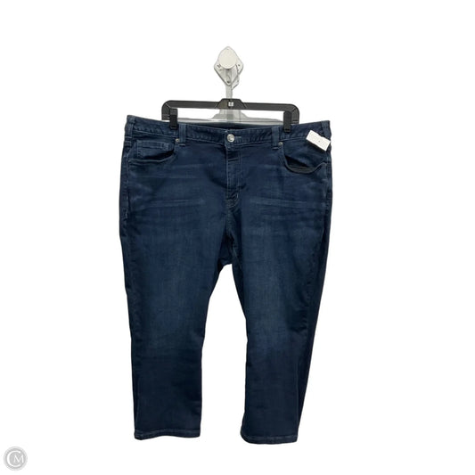 Capris By Lane Bryant In Blue Denim, Size: 24