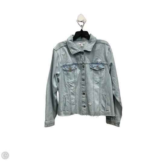 Jacket Denim By Maurices In Blue Denim, Size: Xxl