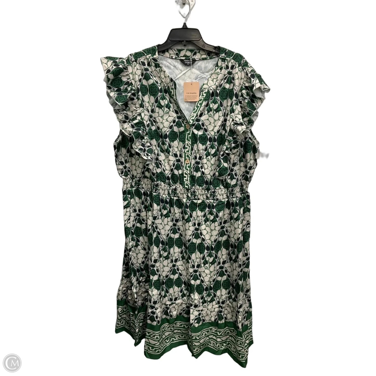Dress Casual Maxi By Bloomchic In Green, Size: 4x