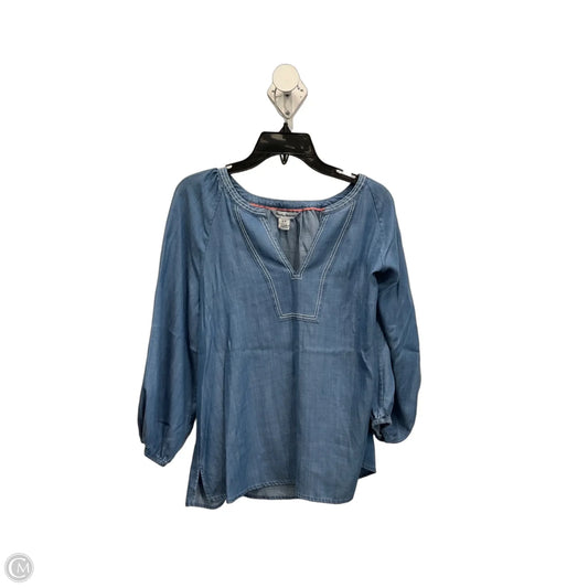 Top 3/4 Sleeve By Tommy Bahama In Blue, Size: Sp