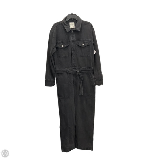 Jumpsuit By Abercrombie And Fitch In Black Denim, Size: L