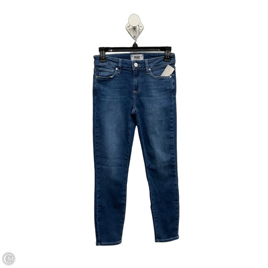 Jeans Skinny By Paige In Blue Denim, Size: 2