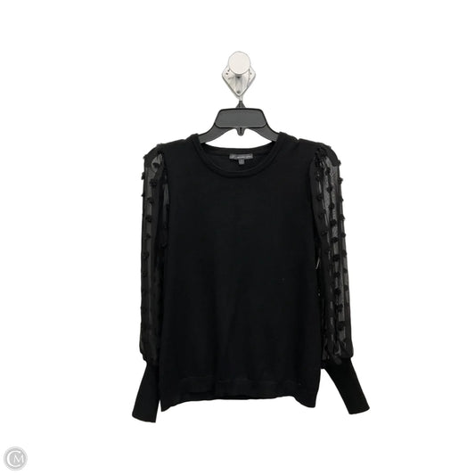 Top Long Sleeve By Adrianna Papell In Black, Size: S