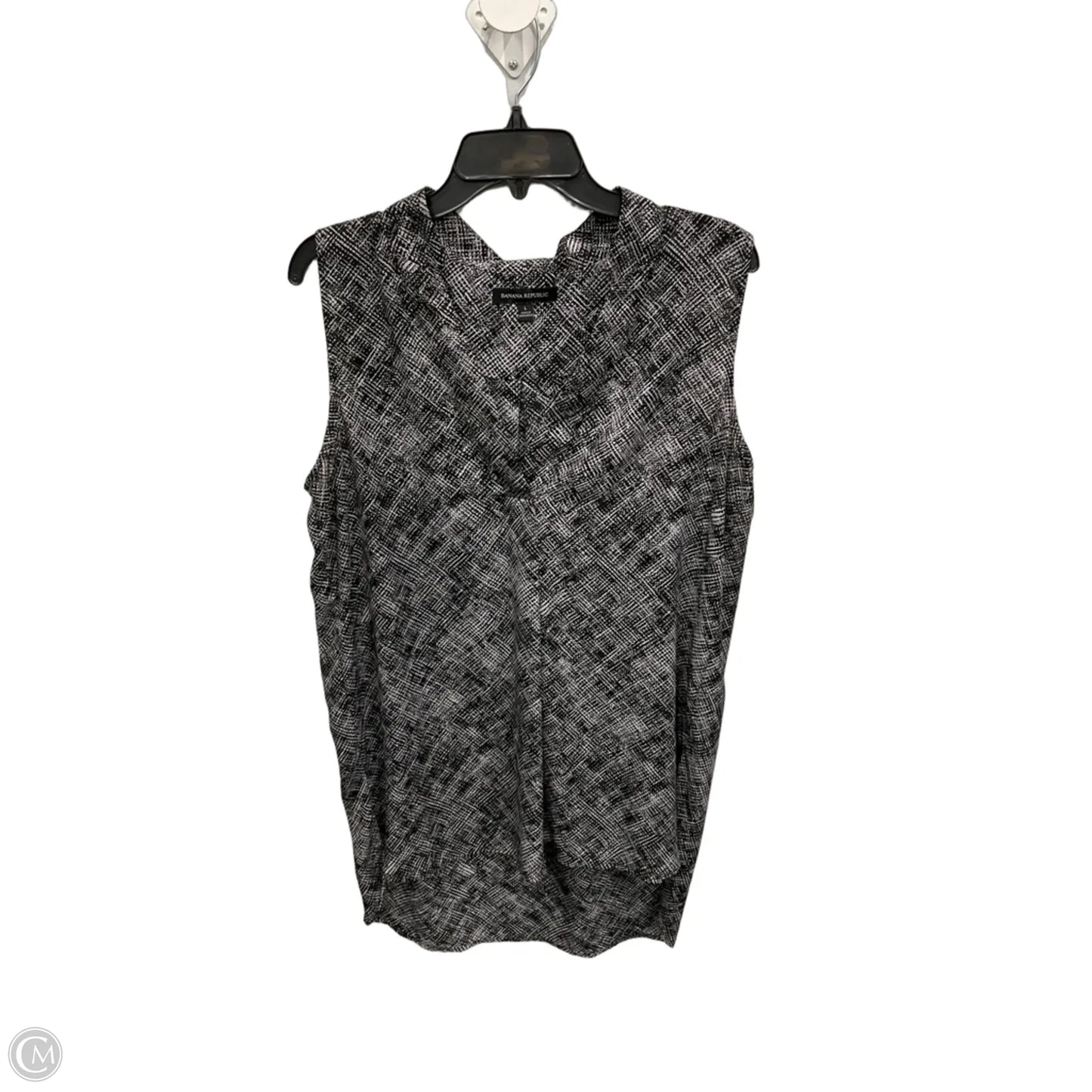 Top Sleeveless By Banana Republic In Black, Size: L