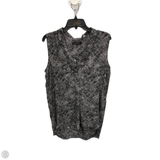 Top Sleeveless By Banana Republic In Black, Size: L