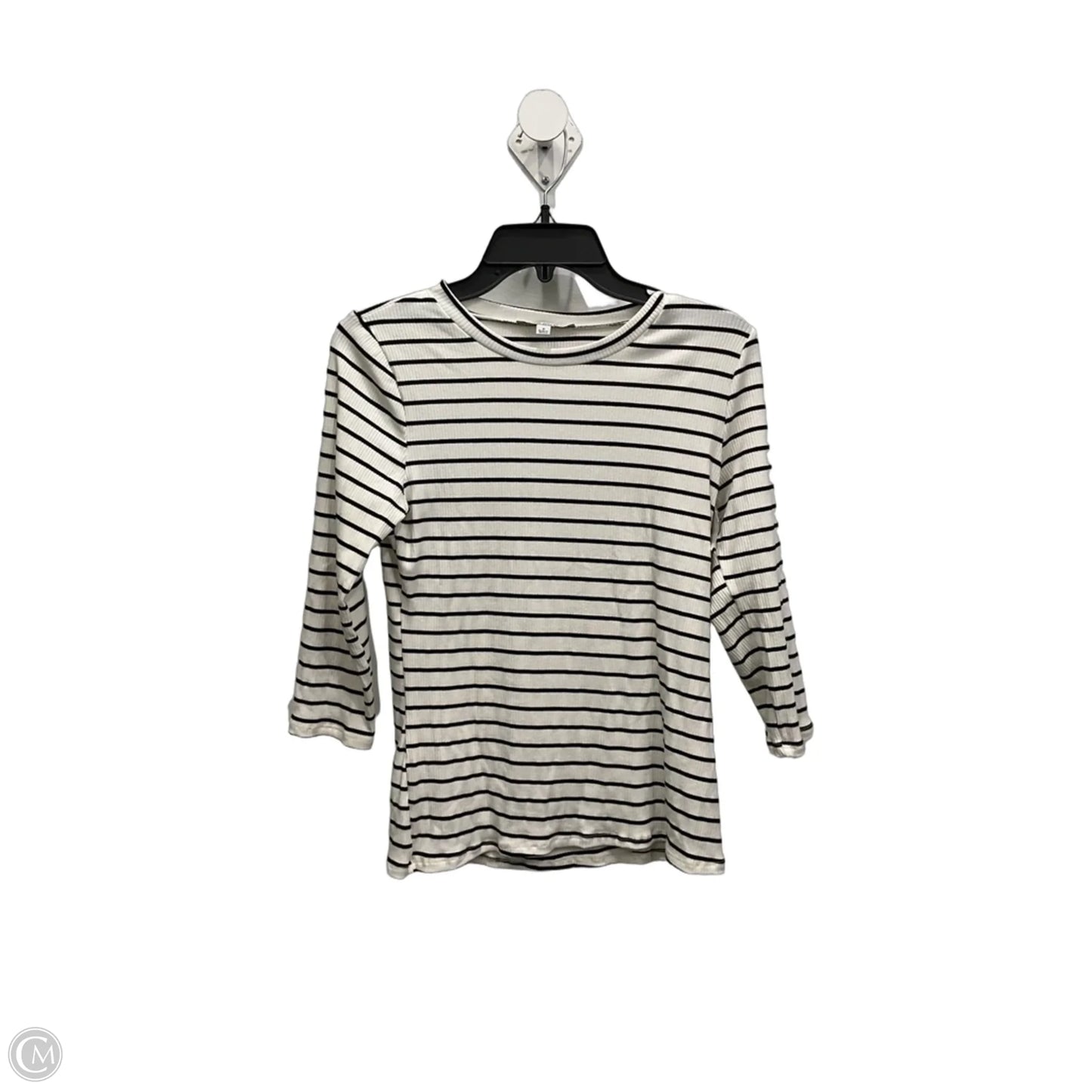 Top Long Sleeve By Green Envelope In Striped Pattern, Size: S