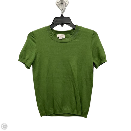 Top Short Sleeve Basic By Loft In Green, Size: S