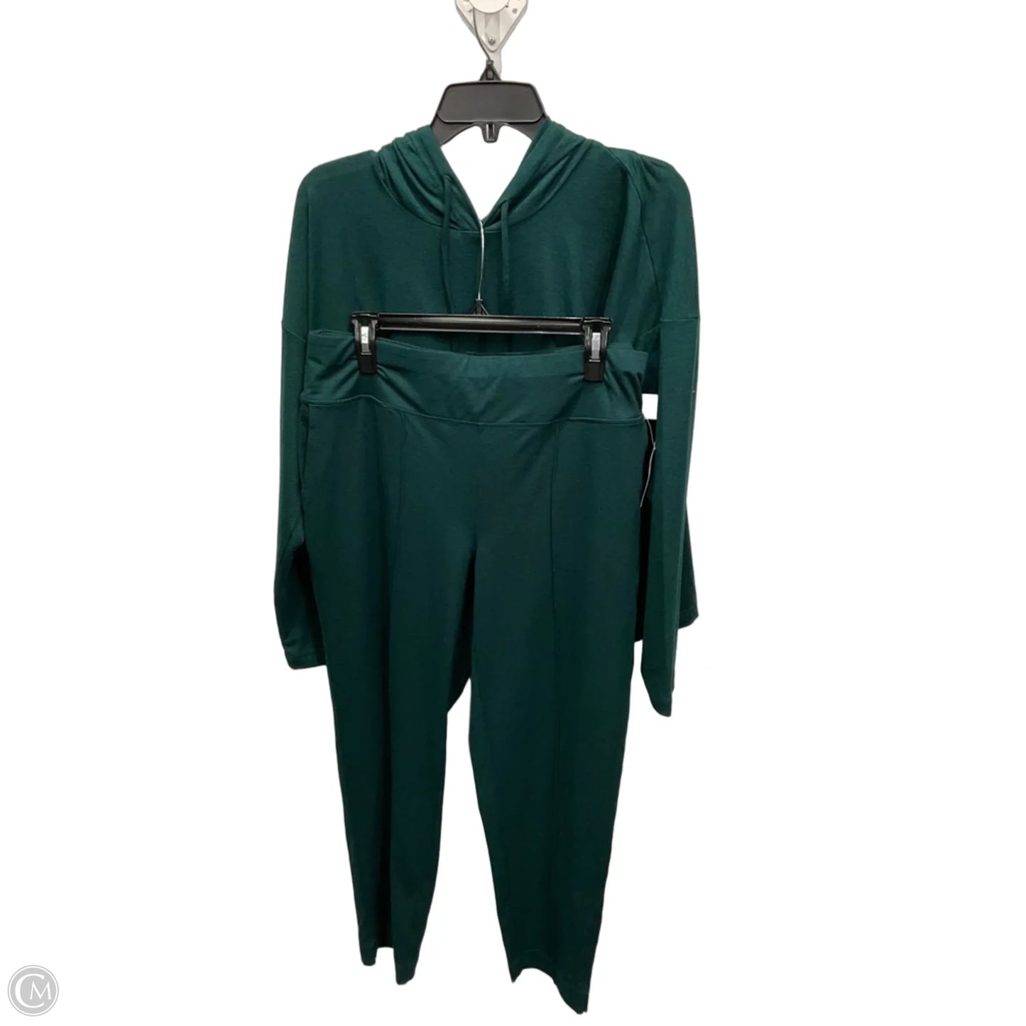 Athletic Pants 2pc By J. Jill In Green, Size: M