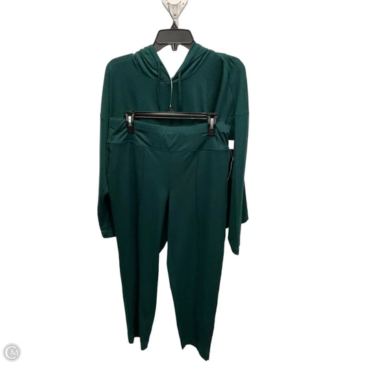 Athletic Pants 2pc By J. Jill In Green, Size: M