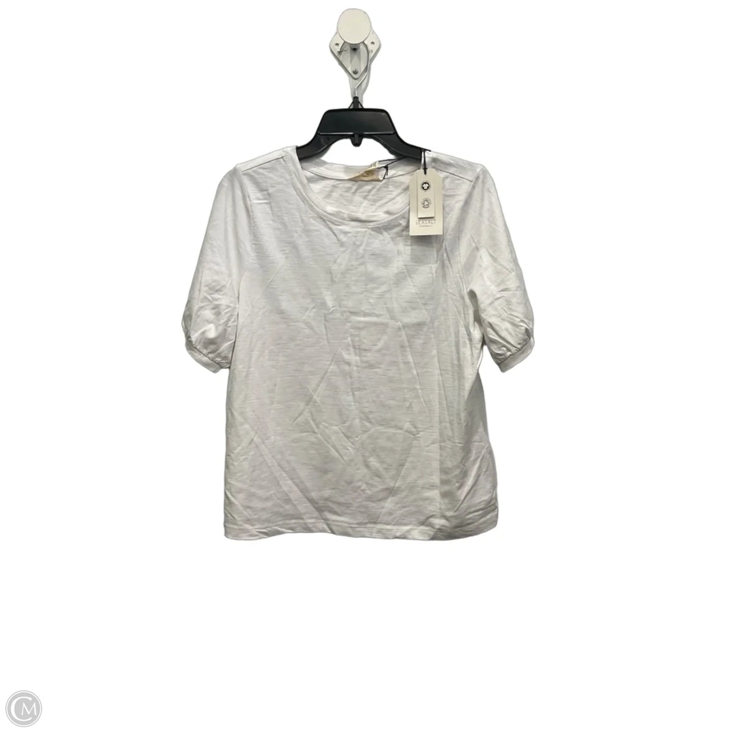 Top Short Sleeve Basic By Clothes Mentor In White, Size: M