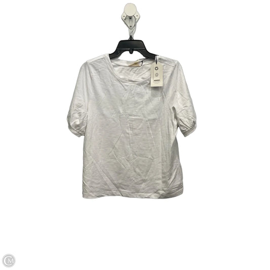 Top Short Sleeve Basic By Clothes Mentor In White, Size: M