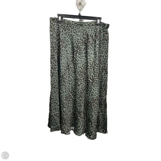 Skirt Maxi By J. Jill In Animal Print, Size: 8