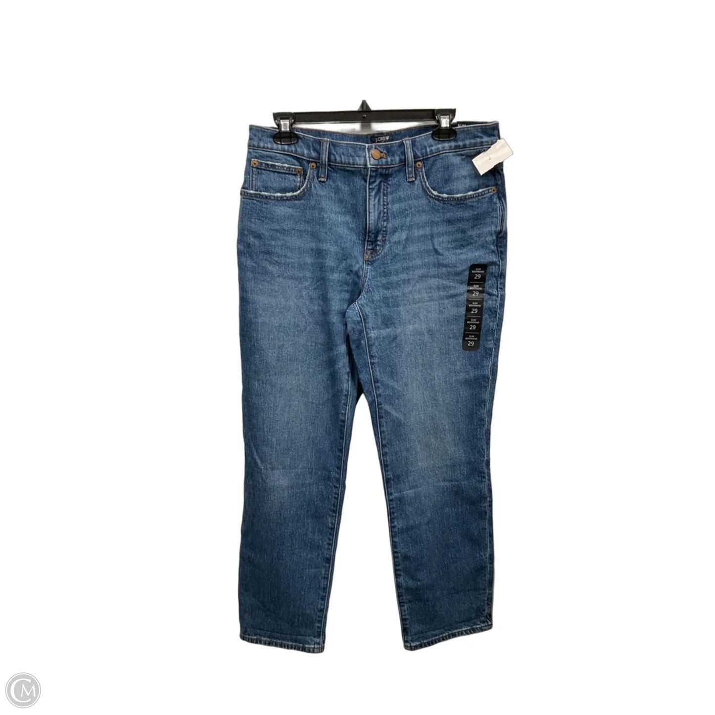Jeans Straight By J. Crew In Blue Denim, Size: 6