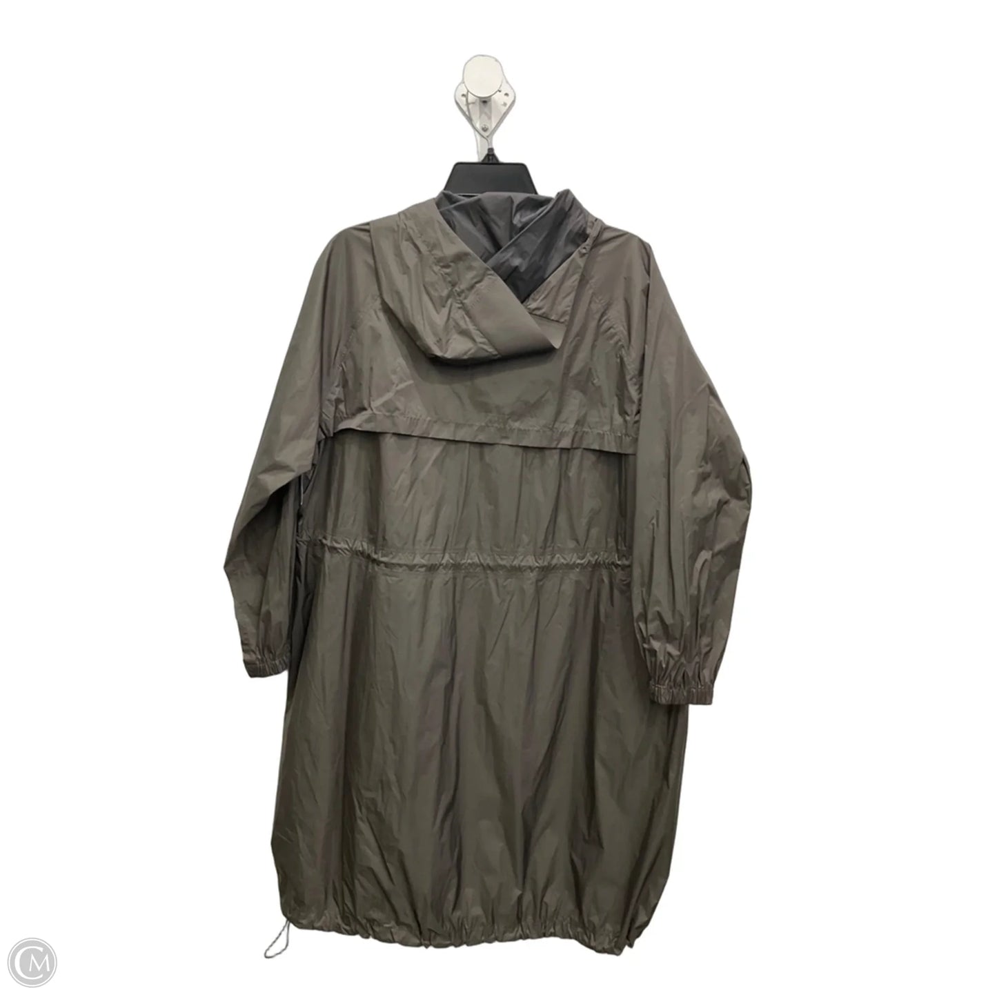 Jacket Windbreaker By Uniqlo In Grey, Size: Xs