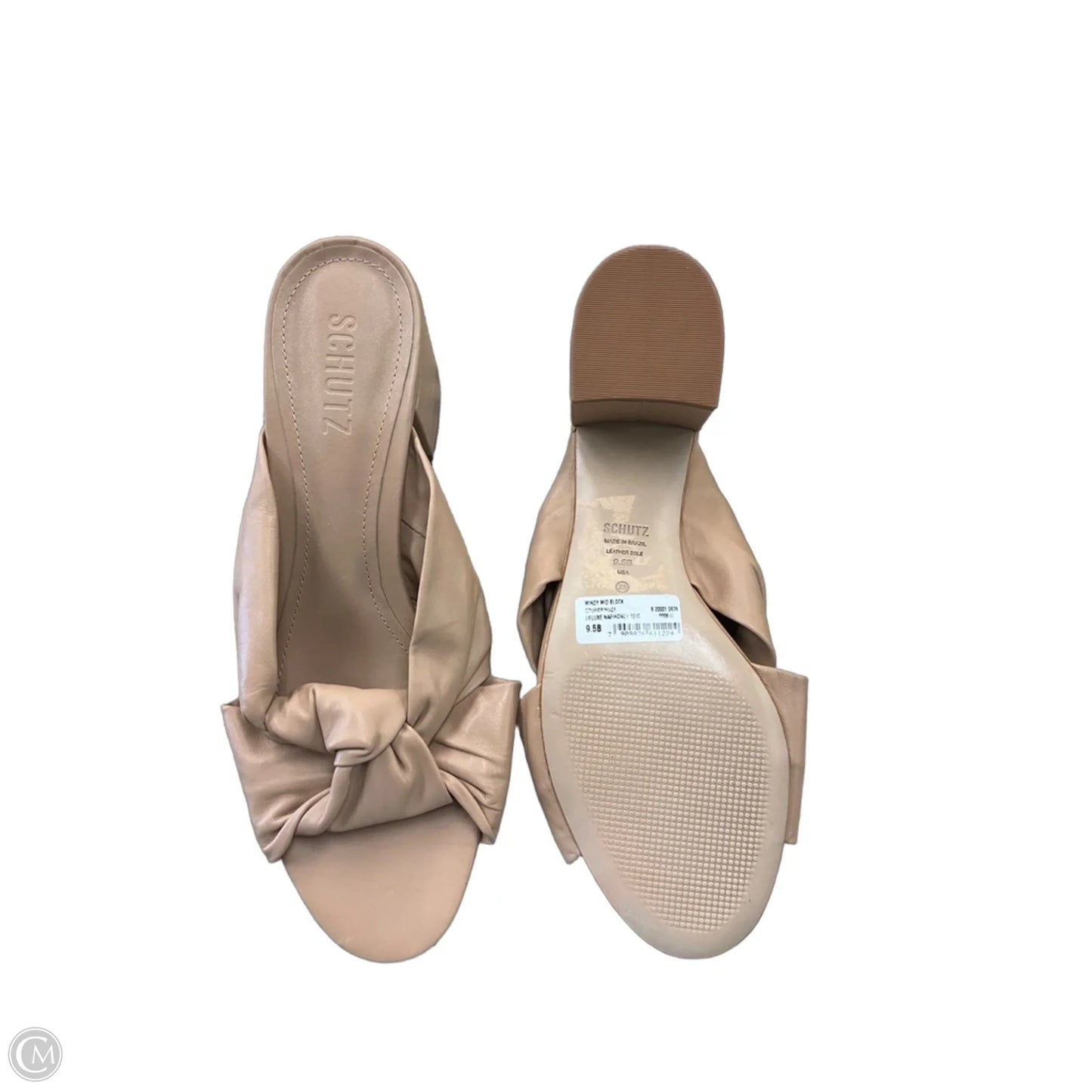 Shoes Heels Block By Schutz In Beige, Size: 9.5
