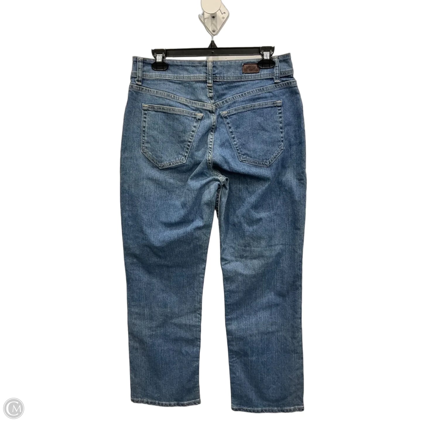 Jeans Straight By Lee In Blue Denim, Size: 12p