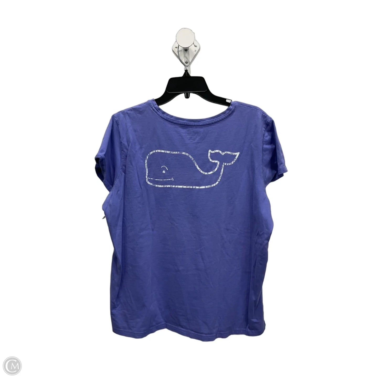 Top Short Sleeve By Vineyard Vines In Purple, Size: Xl