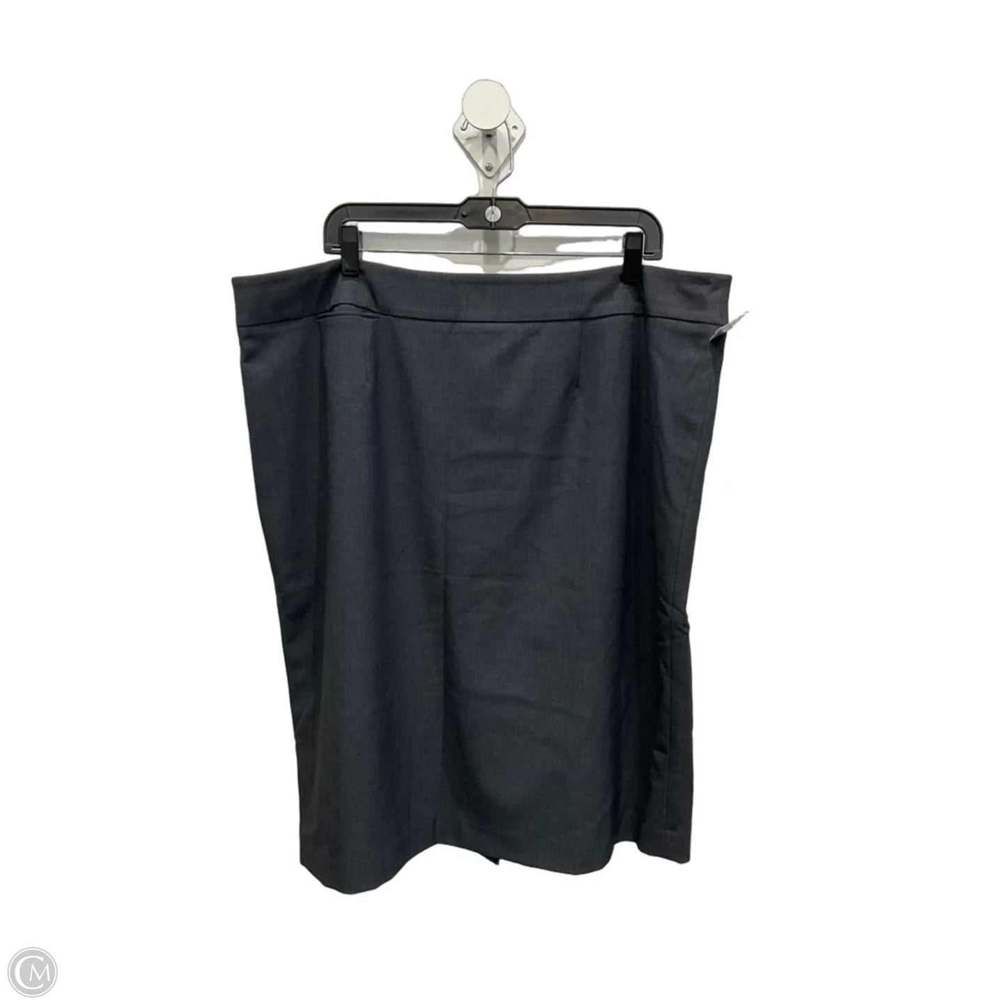 Skirt Midi By Calvin Klein In Grey, Size: 18